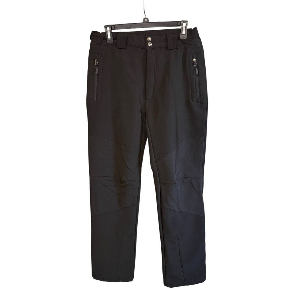 Magellan Mens Insulated Ski Snowboard Pant~Size M~Black Polyester/Spandex L11 05